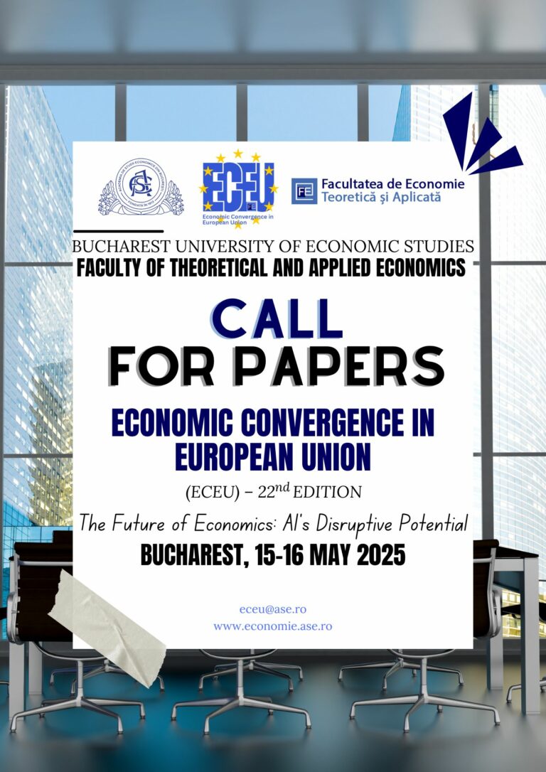 INTERNATIONAL CONFERENCE ECONOMIC CONVERGENCE IN EUROPEAN UNION – ECEU 2025