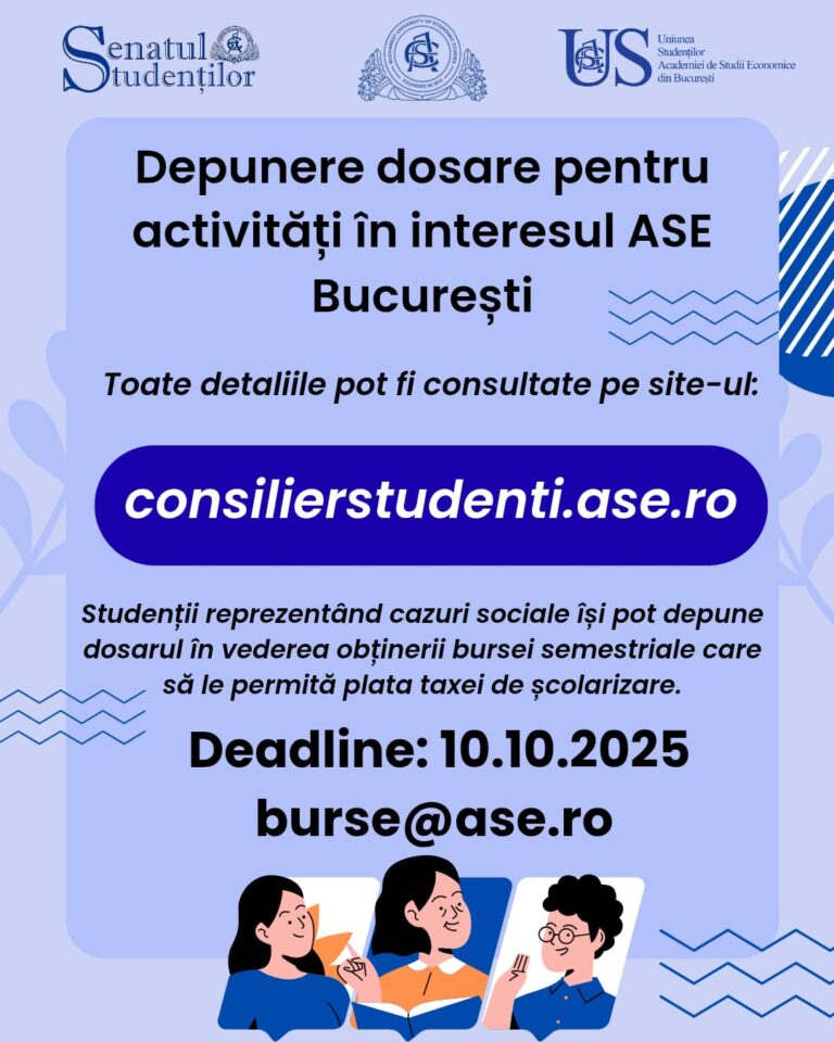 DEPUNERE DOSARE PENTRU ACTIVITĂȚI ÎN INTERESUL ASE BUCUREȘTI