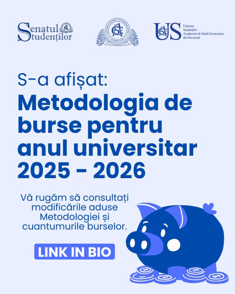 METODOLOGIE DE BURSE PE ANUL UNIVERSITAR 2025-2026