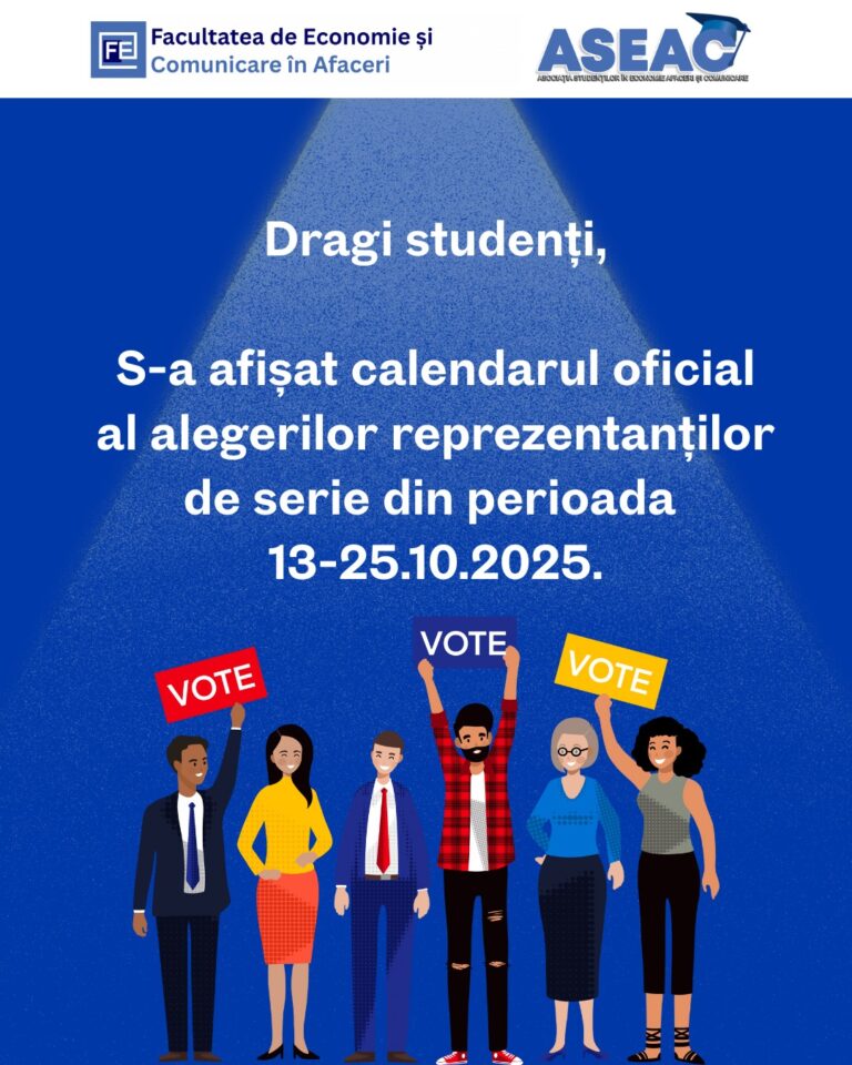 ALEGERI STUDENTI REPREZENTANTI 2025-2026