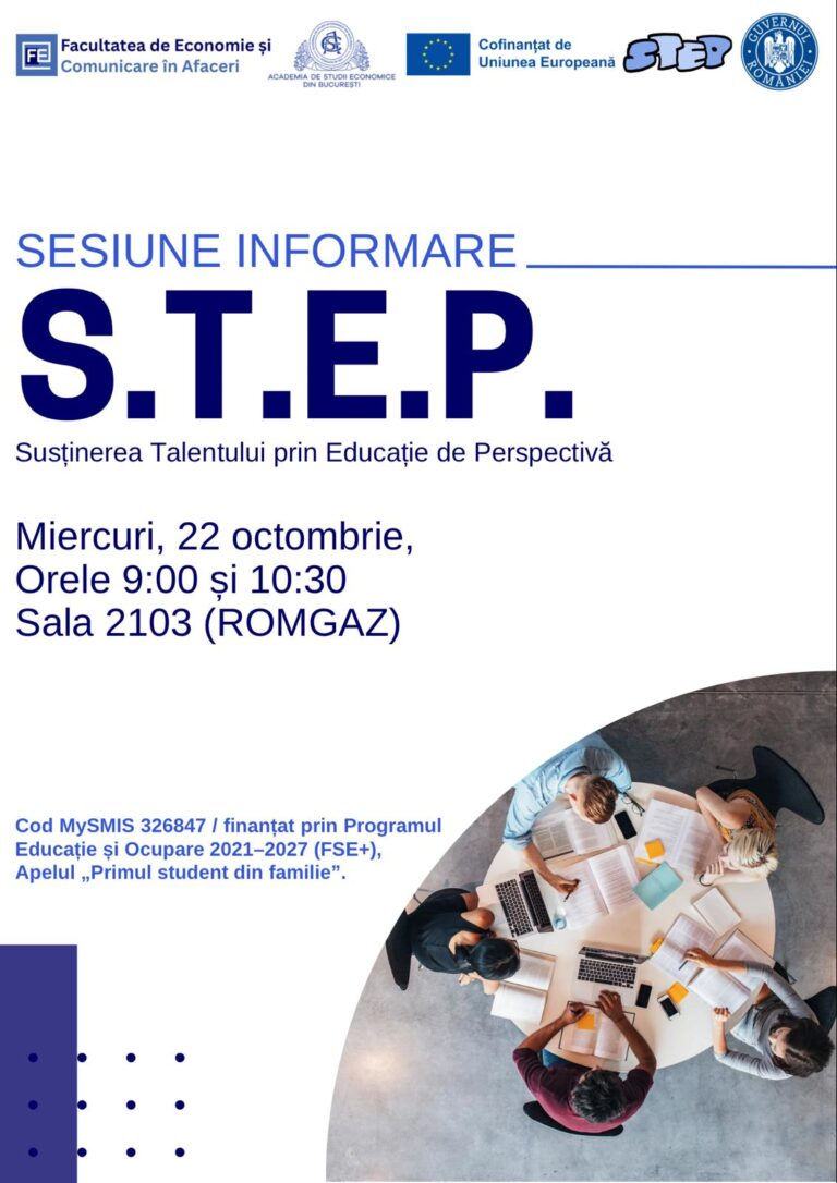 Sesiune de informare S.T.E.P.