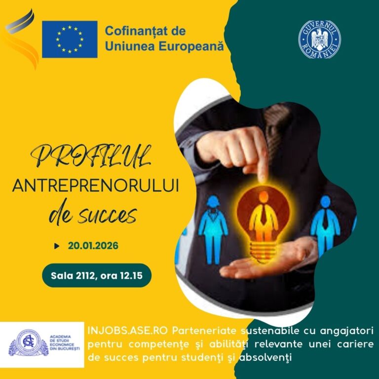 WORKSHOP INJOBS: Profilul antreprenorului de succes