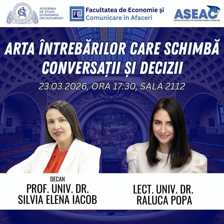 WORKSHOP: Arta întrebărilor care schimbă conversații și decizii