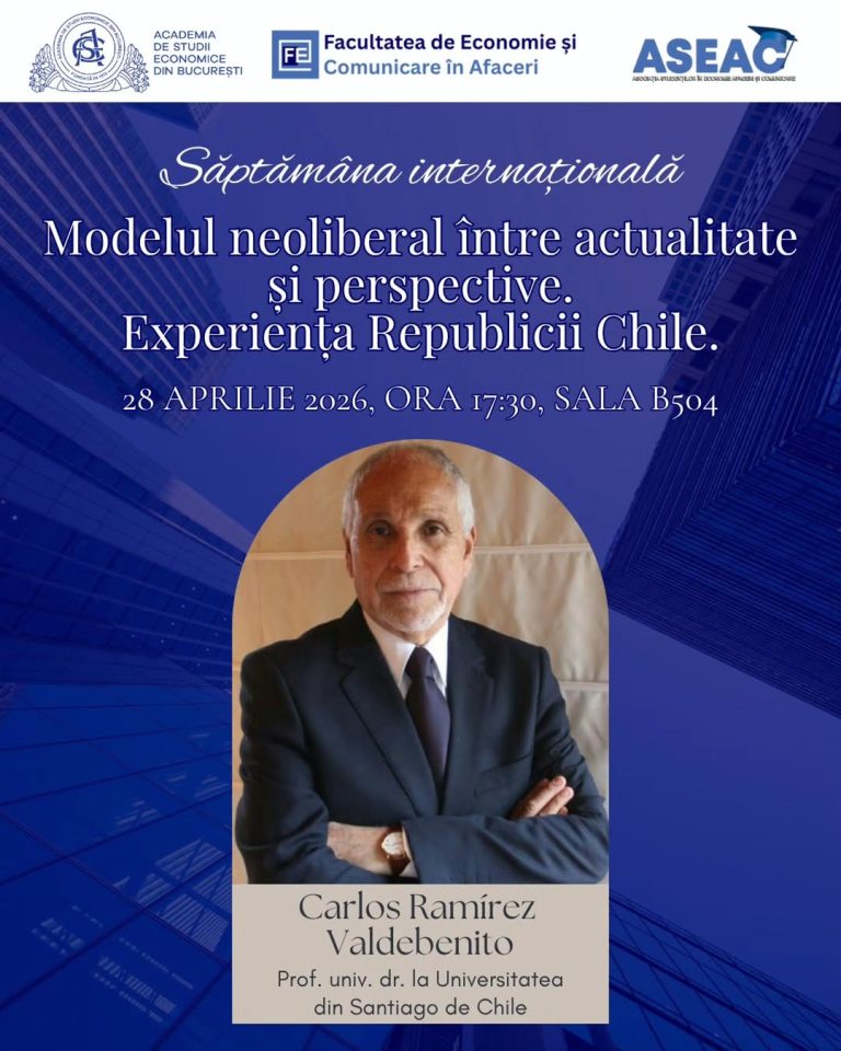 WORKSHOP: Modelul neoliberal între actualitate și perspective